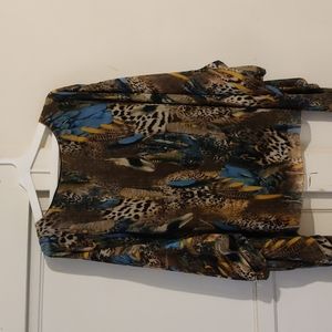 Melissa Page Woman peacock 2x blouse